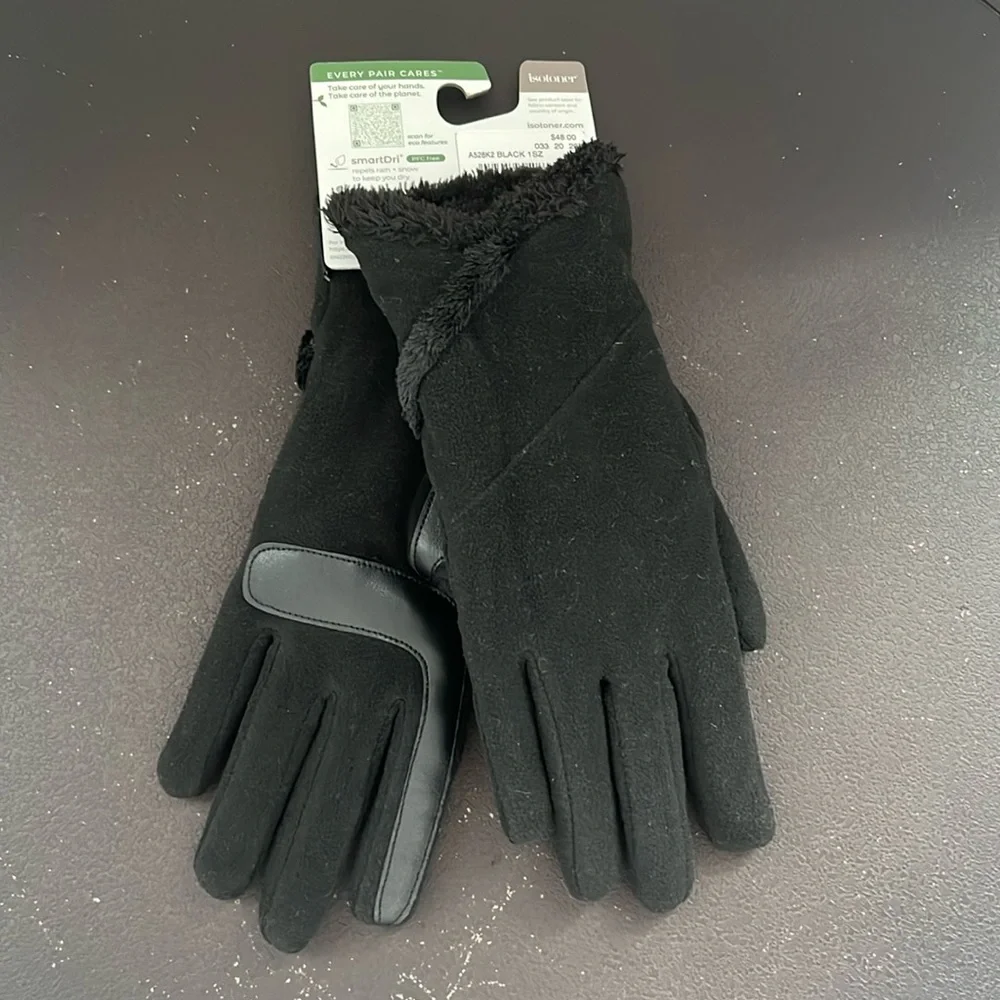 NWT, Women’s Isotoner, EcoComfort, smartDri Gloves